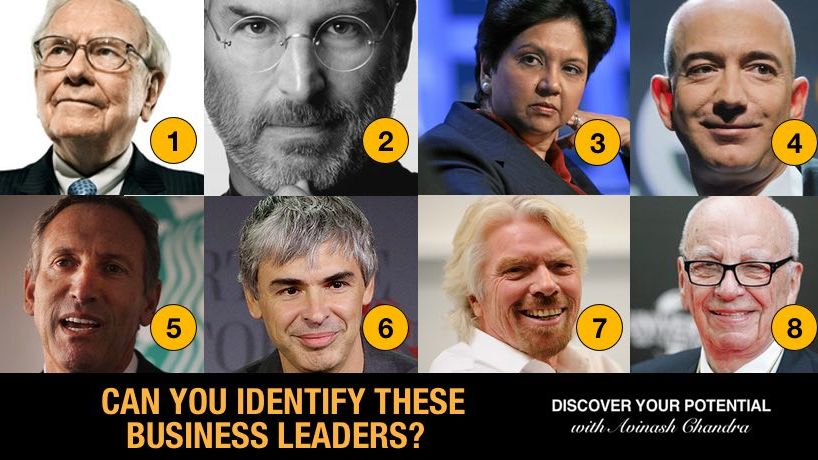 CAN YOU IDENTIFY THESE BUSINESS LEADERS