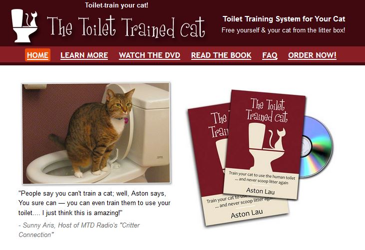 A BUSINESS IDEA THAT HELPS YOU TOILET TRAIN YOUR CAT