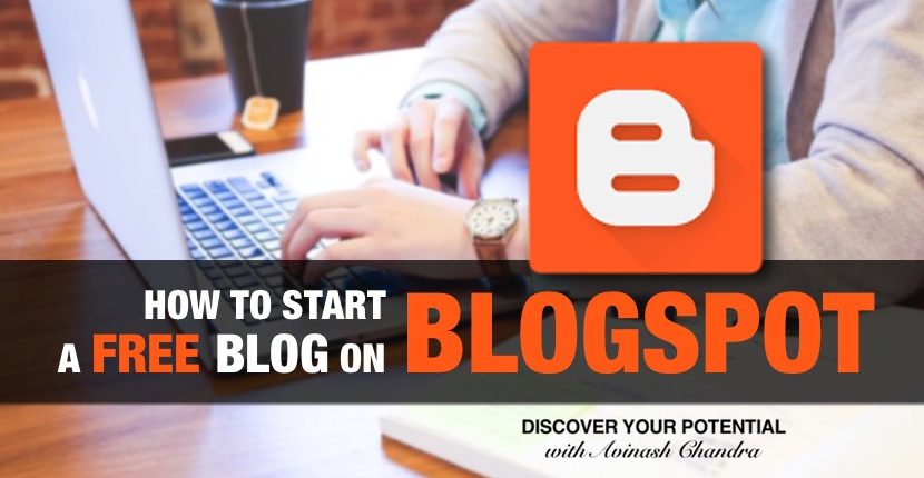 How to start a blog with blogspot