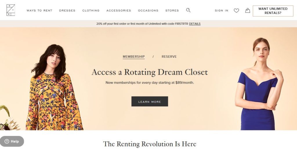 Living the Lifestyle without breaking your Finances (Rent The Runway)