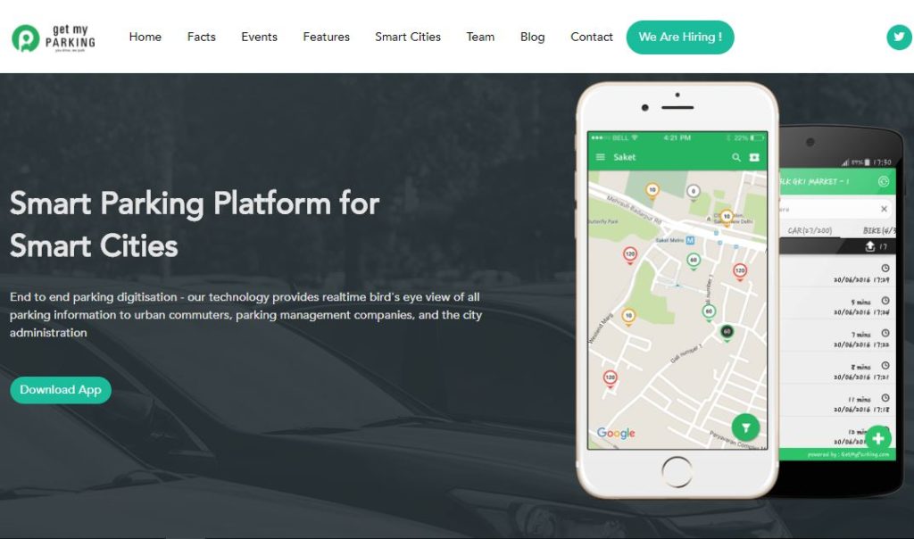 Innovative Business Ideas for cities GetMyParking