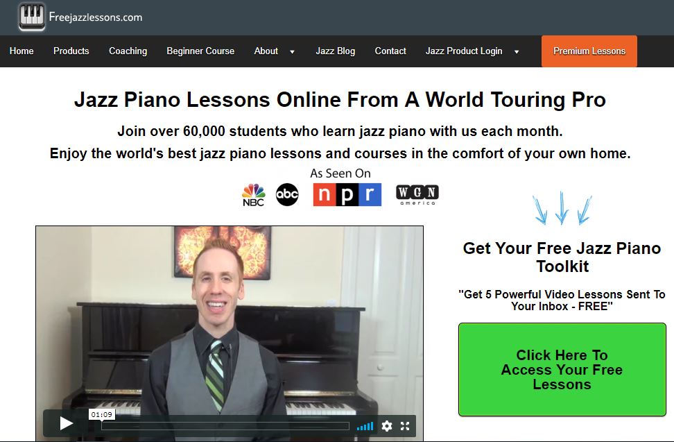 Online Creative Small Business Ideas - Learn Jazz Piano