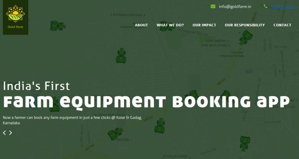 Online farm Equipment Renting & Booking Business Idea