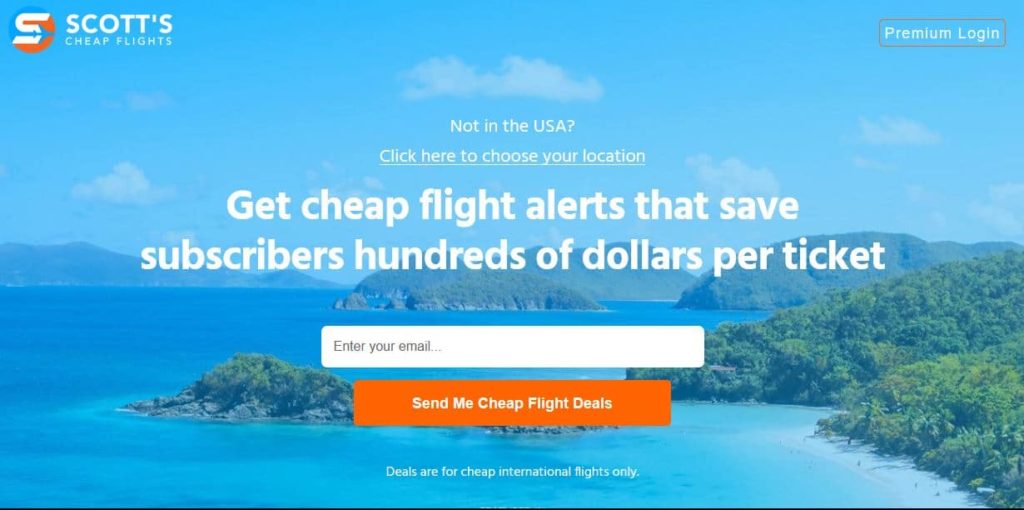 Scott's Cheap Flight an Online Business Idea without Investment