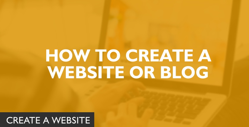 How to create a website or blog