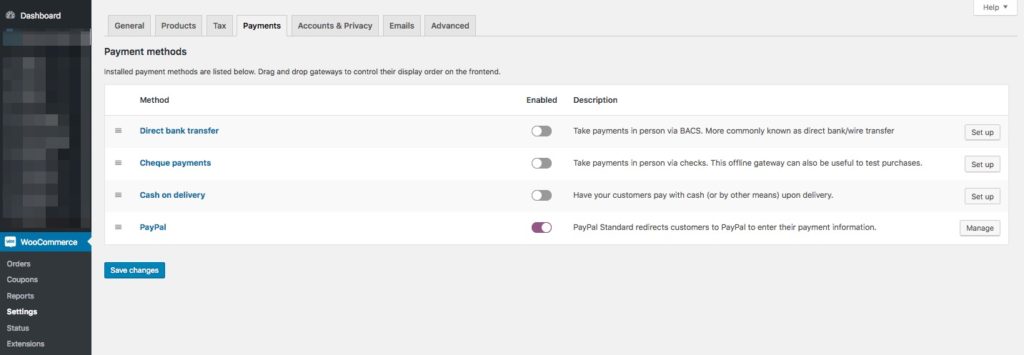 Integrating Paypal to WordPress website as a payment gateway