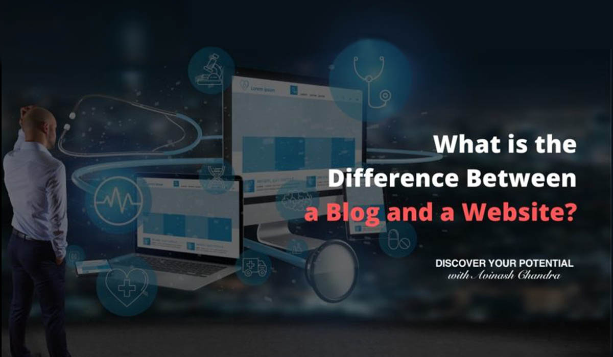 what is the difference between blog and website