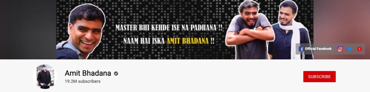 LIVE on X: Watch the LIVE sub count of India's top 5 individual  rs -  . . . # #LiveStream  #LiveStreaming #LIVE #BBKiVines #AmitBhadana #AshishChanchlani  #TechnicalGuruji #SandeepMaheshwari #LIVE