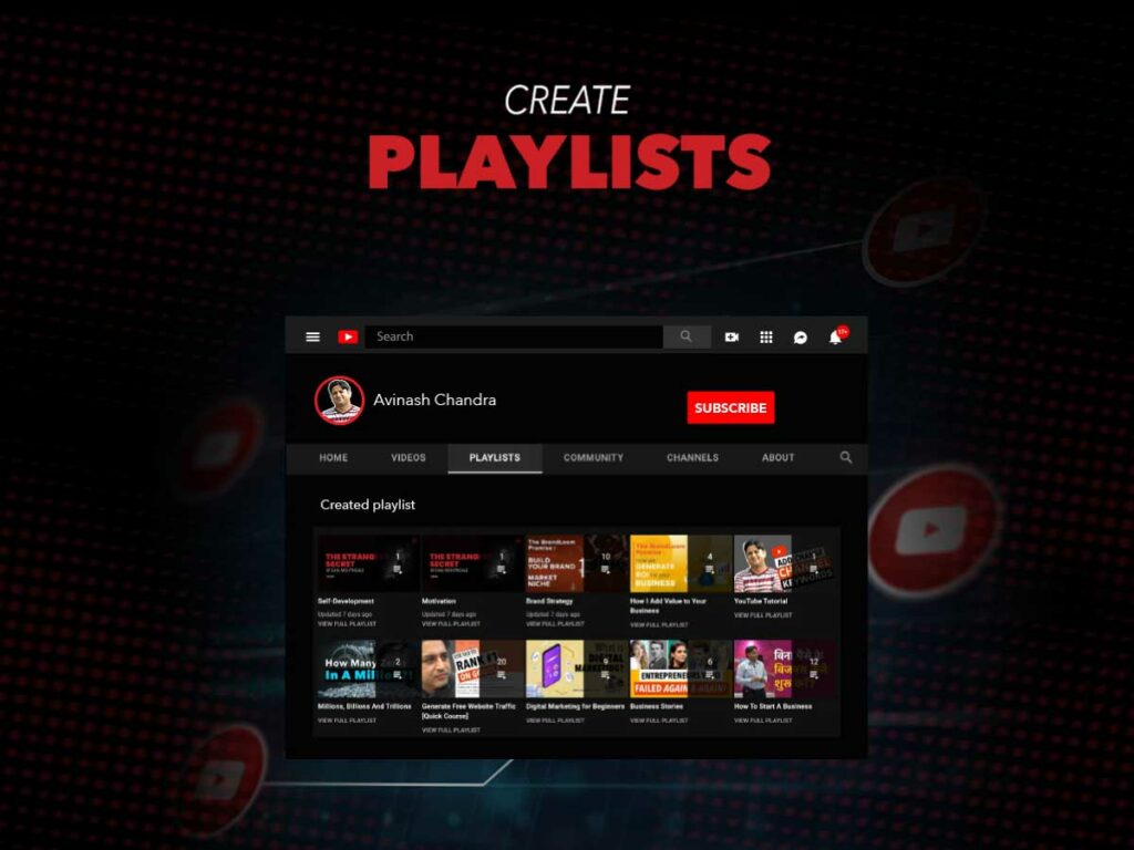 Create Playlists