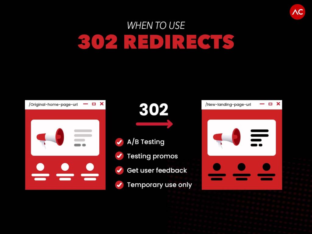 When Should You Use 302 Redirects